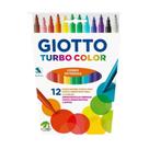 Caneta Hidrocor Giotto Turbo Color Estojo 12 Cores