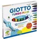 Caneta Hidrocor Giotto Turbo Maxi 12 Cores Caneta Hidrocor Giotto Turbo Maxi 12 Cores