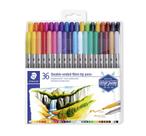 Caneta Hidrocor Staedtler Ponta Dupla 36 Cores Caneta Hidrocor Staedtler Ponta Dupla 36 Cores