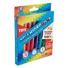 Caneta Hidrocor Tris Mega Hidro Color Jumbo Fruits 8 Cores Caneta Hidrocor Tris Mega Hidro Color Jumbo Fruits 8 Cores
