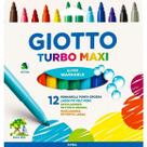 Caneta hidrográfica 12 cores jumbo turbo maxi giotto Caneta hidrográfica 12 cores jumbo turbo maxi giotto