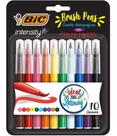 Caneta Hidrográfica Brush Pen Ponta Pincel Lettering 10cores