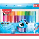 Caneta Hidrografica Color PEPS Ocean C/48 Cores Estojo
