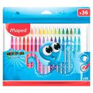 Caneta hidrográfica Color'Peps Ocean Polvo com 36 cores 845936ZM - Maped
