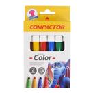 Caneta Hidrográfica Compactor Jumbo Color 6 Cores
