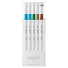 Caneta Hidrográfica Emott Fine 0.4mm com 5 Cores 4 - UniBall
