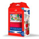 Caneta Hidrográfica Faber Castell Ponta Vai E Vem 50 Cores Com Estojo Ref: 15.0150VVZF