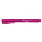 Caneta Hidrográfica Fine Pen Faber-Castell 0.4mm Rosa - Ponta Fina de Precisão Traço Uniforme para Bullet Journal e Escrita