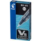 Caneta Hidrográfica HI-TECPOINT BX V5 Preta - Caixa com 12 Unidades