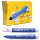 Caneta Hidrografica Jumbo Compactor Color Avulso Azul