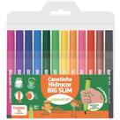 Caneta Hidrográfica Jumbo LEO&LEO BIG SLIM 12 Cores (estojo)