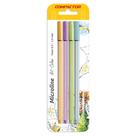 Caneta Hidrográfica Microline Pastel Compactor Blister 4und