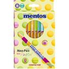 Caneta Hidrográfica Neo-Pen Mentos Gigante 12Cores Compactor