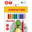 Caneta Hidrografica NEO-PEN Mirim 12 Cores PCT.C/05 Caneta Hidrografica NEO-PEN Mirim 12 Cores PCT.C/05