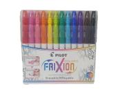 Caneta Hidrografica Pilot Frixion 12 Cores Apagavel Marcador