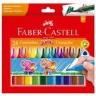 Caneta Hidrográfica Triangular Jumbo com 24 Cores - Faber-Castell