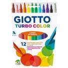 Caneta Hidrográfica Turbo Color Com 12 Cores Giotto Caneta Hidrográfica Turbo Color Com 12 Cores Giotto