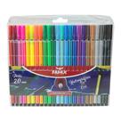 Caneta Hidrografica X Ponta 2.0mm Com 24 Cores - Famix Caneta Hidrografica X Ponta 2.0mm Com 24 Cores - Famix