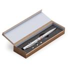 Caneta Laser Pointer Vermelho Lanterna Led Metal Prata Com Estojo De Luxo Brinde Para Professores