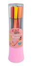 Caneta magica 12 cores rosa - UTENSILIOS