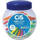 Caneta Marca Texto Cis Mini Lumini 5Cores Pote-36 Sertic