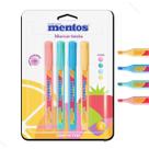 Caneta Marca Texto Com Cheirinho bala mentos 4 cores