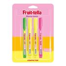 Caneta Marca Texto Destaq FRUIT-TELLA Cores Intensas Caixa com 4 Unidades
