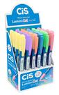 Caneta Marca Texto Gel Cis Lumini Pastel 6 Cores