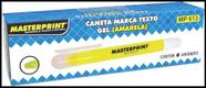 Caneta Marca Texto Gel Mp 613 Amarela Gel