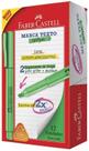 Caneta Marca Texto Grifpen com 12 - Verde - Faber Castell