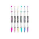 Caneta Marca Texto Marca e Apaga Lumini EX Slim 6 Cores Cis
