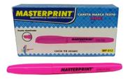 Caneta marca texto masterprint caixa com 12 unidades
