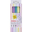 Caneta Marca Texto Mildliner TONS Pastel Estojo com 5 Cores Suaves