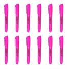 Caneta Marca Texto Rosa Neon - Caixa c/ 12 Unid - Masterprint