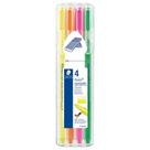 Caneta Marca Texto Staedtler Triplus Highlighter 4 Cores