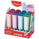 Caneta Marca Texto TONS Pastel com Glitter 4 Cores DPCOM 12