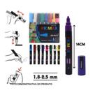 Caneta Marcador 8 Cores Profissional Artista Primax
