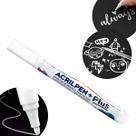 Caneta Marcador Branco Acrilex Acrilpen para Tecidos e Roupas Caneta Marcador Branco Acrilex Acrilpen para Tecidos e Roupas