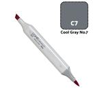 Caneta Marcador Copic Sketch Ponta Dupla Cor Cool Gray 7