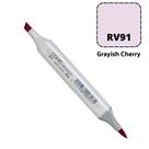 Caneta Marcador Copic Sketch Ponta Dupla Cor Grayish Cherry