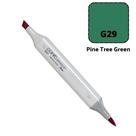 Caneta Marcador Copic Sketch Ponta Dupla Cor Pine Tree Green