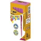 Caneta Marcador Marca Texto Marking BIC Rosa Caixa 12 und