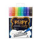 Caneta Marcador Outline 8 cores - Fofy