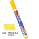 Caneta Marcador para Tecido Acrilpen 505 Amarelo Ouro - Acrilex - Acrilex