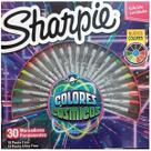 Caneta Marcador Permanente com 30 Sharpie Ponta Fina e ULTRA Fina Cosmic