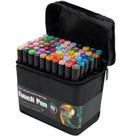 Caneta Marcadora Artística Touch Pen 60 Cores Chanfrada Fina Caneta Marcadora Artística Touch Pen 60 Cores Chanfrada Fina