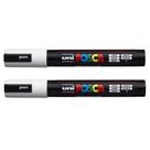 Caneta Marcadora Posca Pc-5m Branca 2 Unidades - Uni