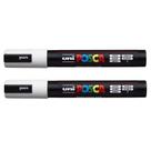 Caneta Marcadora Posca Pc-5m Branca 2 Unidades - Uni