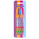 Caneta Mentos Compactor Colorida 4 Cores Jet Lux 1.0mm