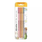 Caneta Microline Pastel Compactor- 4 unidades